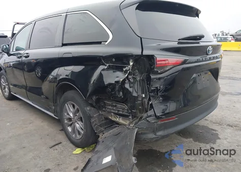 2021 Toyota Sienna Le из США, поврежденный, VIN 5TDKRKEC8MS009691